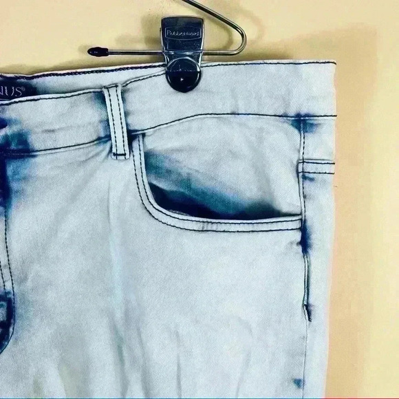 Venus Super Acid Wash Distressed Stretch High Waist Skinny Jegging Jeans Size 24 - Picture 5 of 13